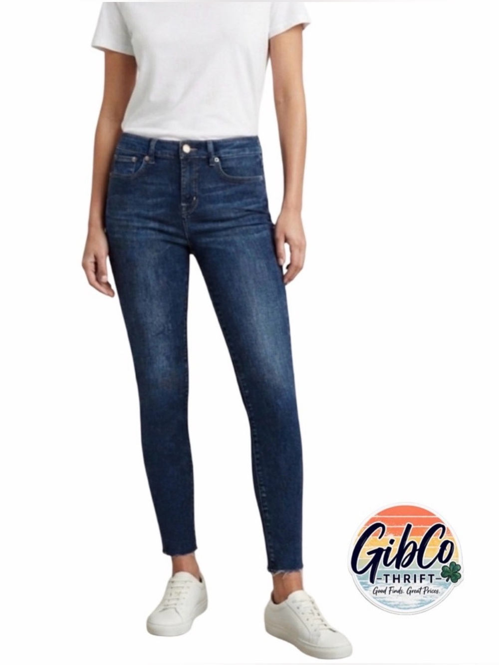 J. Crew | Size 29 | Mid-Rise Skinny Signature Stretch | Dark Blue Wash